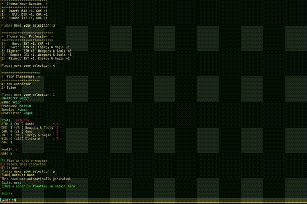 Creating a really big sword in the item editor!